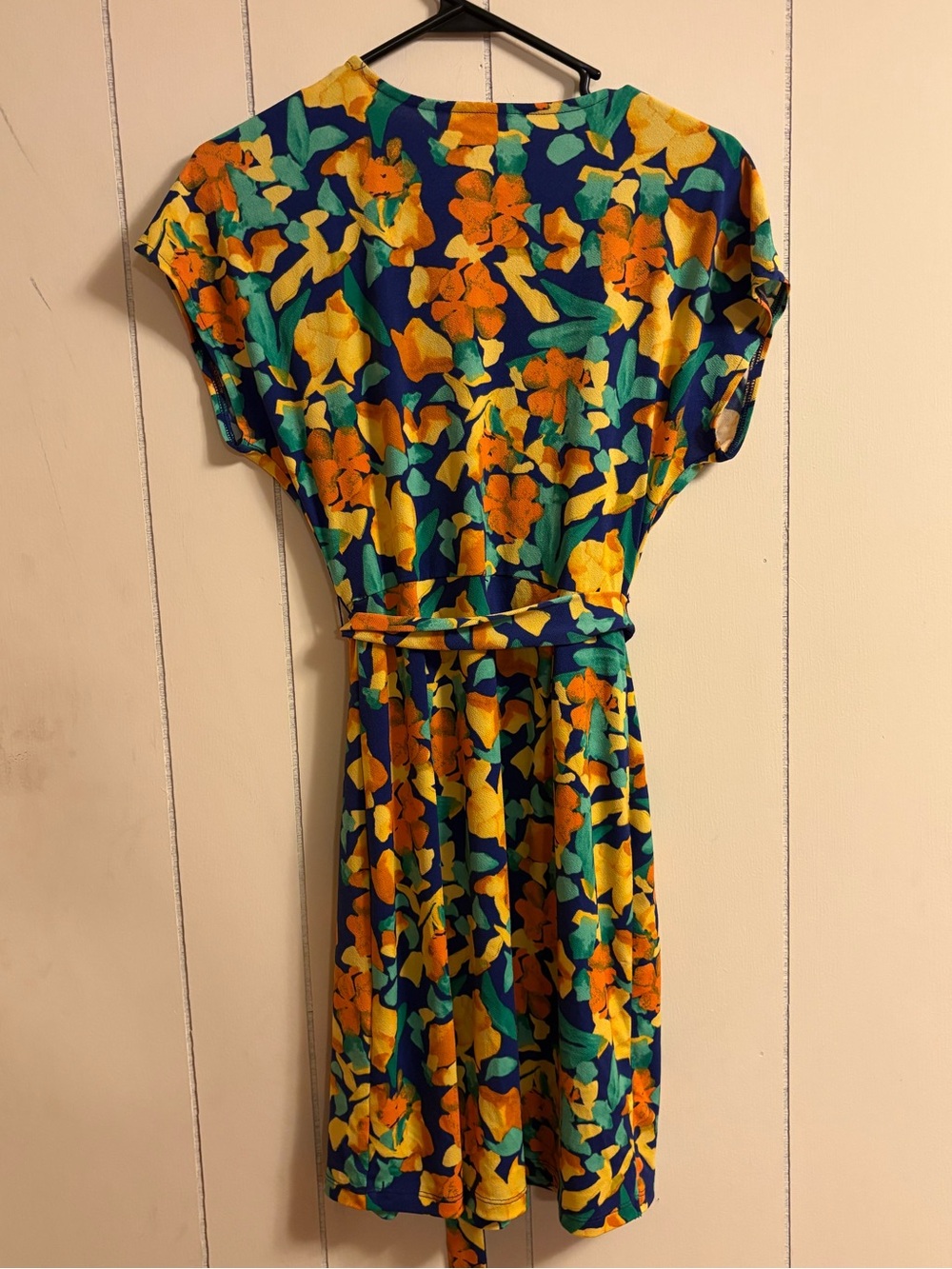 Floral Faux-Wrap Dress - Picture 2 of 4